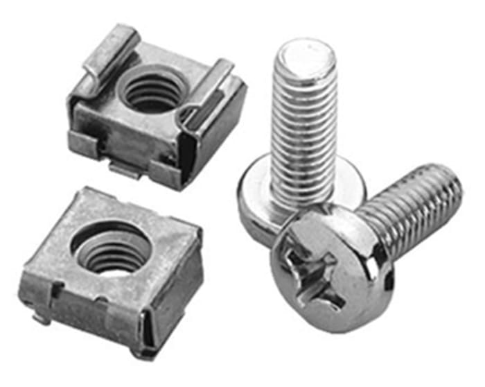 nVent HOFFMAN Steel M6 Cage Nut ECNSM6