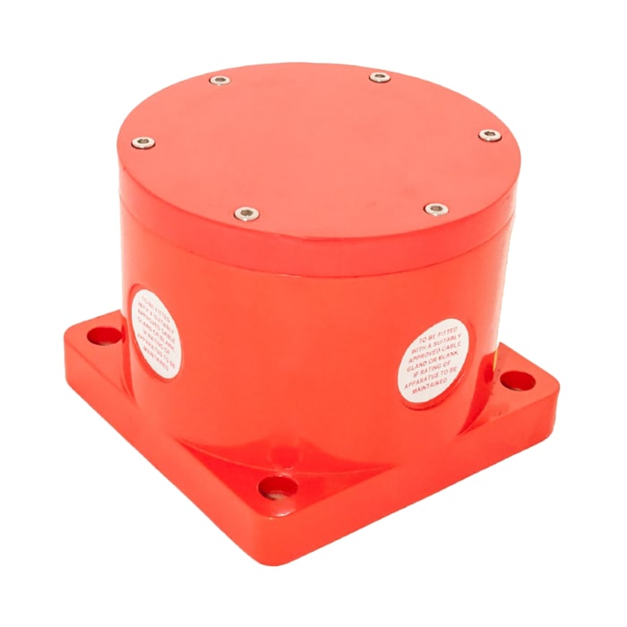 Moflash JB125 Series Red Stainless Steel Junction Box, IP66, 10 Terminals, ATEX, IECEx, 125 x 125 x 90mm