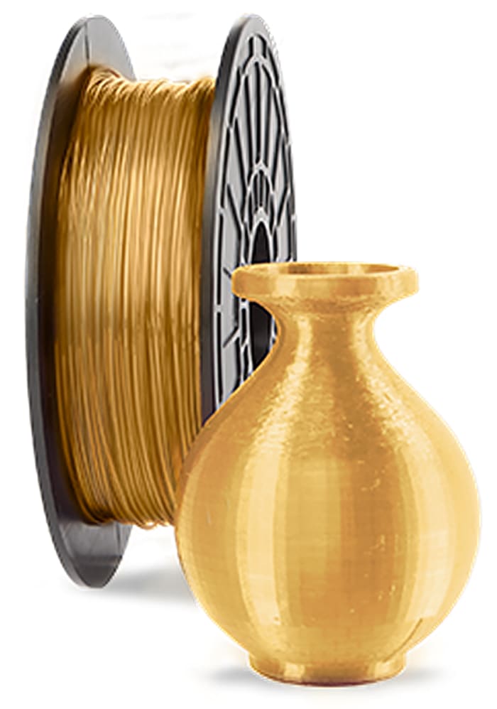 Filament pour imprimante 3D Dremel, PLA, Ø 1.75mm, Or, 500g