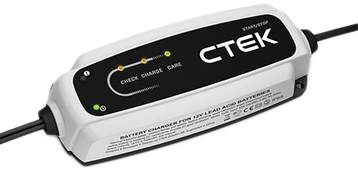 Charging a stop start battery top