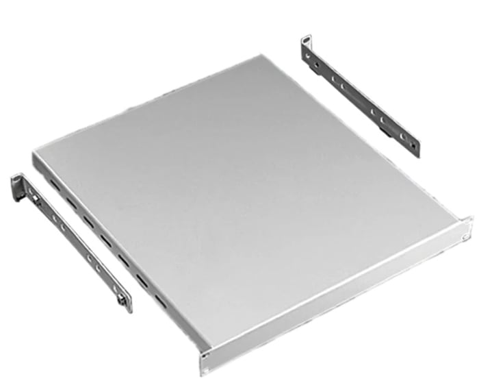 nVent HOFFMAN Black Tray, 1U, 68kg Load, 440mm x 500mm
