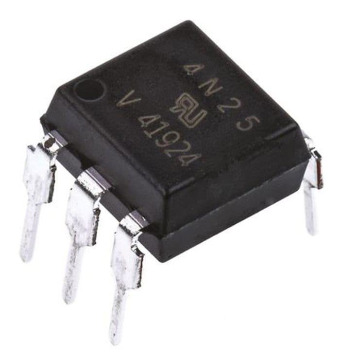 Vishay, H11AA1 AC Input Transistor Output Optocoupler, Through Hole, 6-Pin DIP