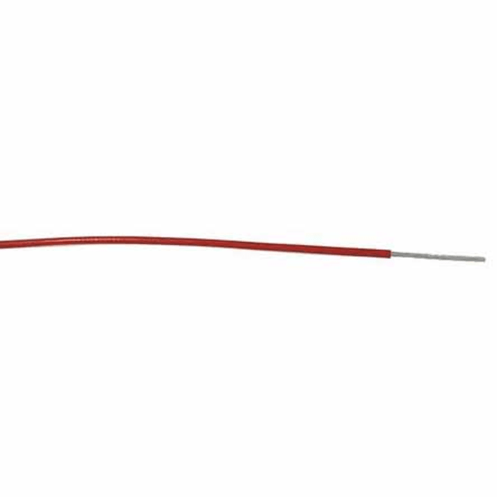 RS PRO Red 0.08 mm² Hookup & Equipment Wire, 28 AWG, 7/0.12 mm, 100m, PTFE Insulation