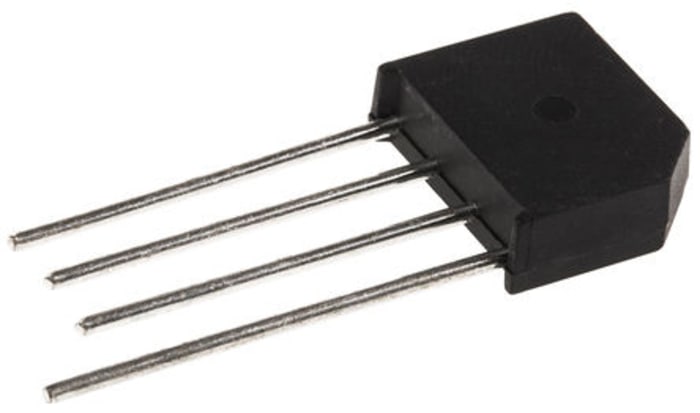 Vishay Bridge Rectifier, 4A, 600V, 4-Pin