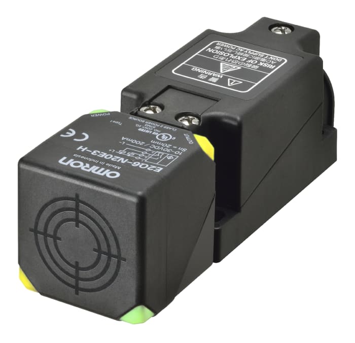 Omron Inductive Block Proximity Sensor, 20 mm Detection, NPN NO/NC, 10 → 30 V dc