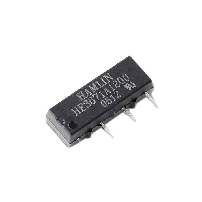 4 Stk 0,5A 200V DC 5V Spulenspannung SIL Relays Relais Hamlin HE3621A0500