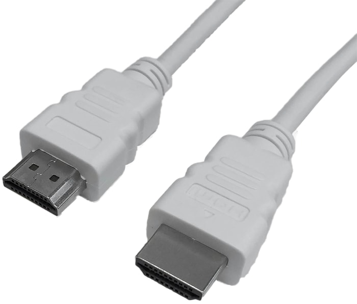 Cable HDMI a HDMI Cable Power de color Blanco