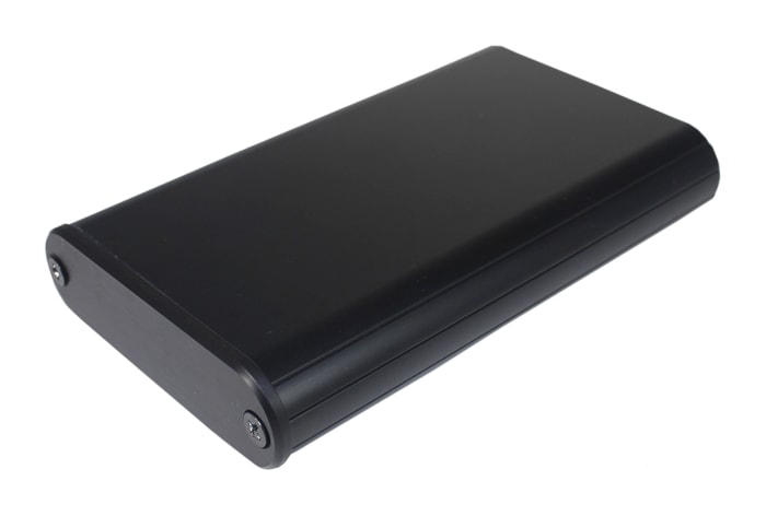 Boîtier portable Takachi Electric Industrial MXA en Aluminium Noir, dim. ext. 114 x 70 x 20mm