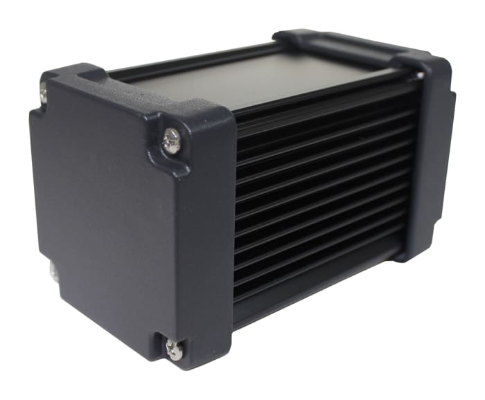 Takachi Electric Industrial AWN Black Aluminium Heat Sink Case, 110 x 65.8 x 65.8mm