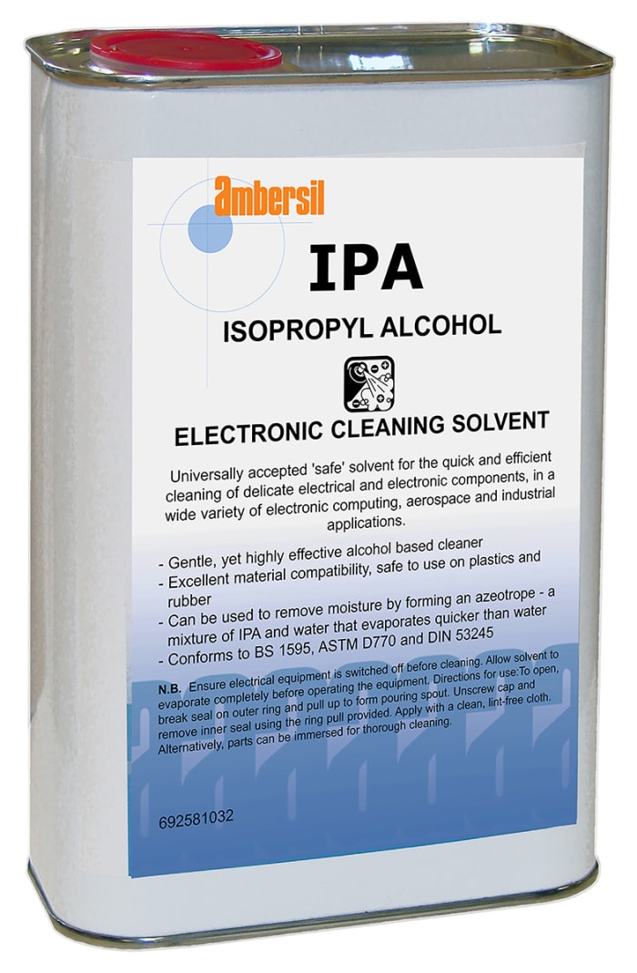 IPA Isopropyl Alcohol Solvent Cleaner