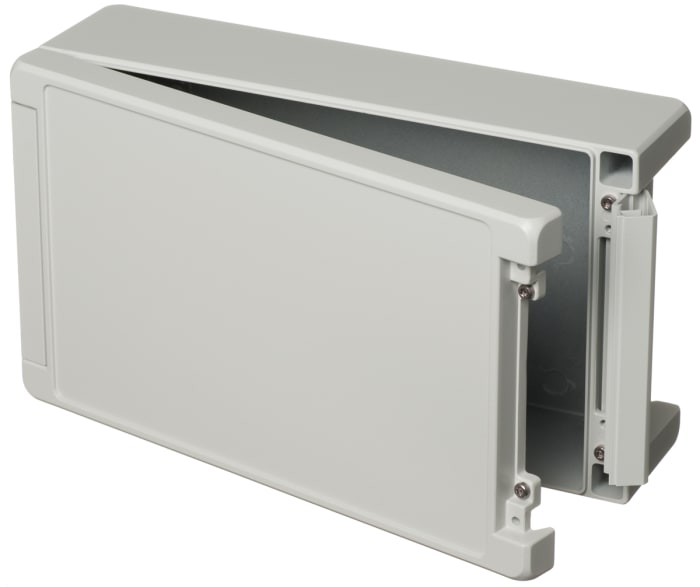 Boîtier Bopla Bocube en Aluminium, 299 x 173 x 90mm, Gris clair