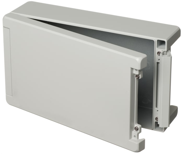 Boîtier Bopla Bocube Alu en Aluminium, 299 x 173 x 90mm, Gris