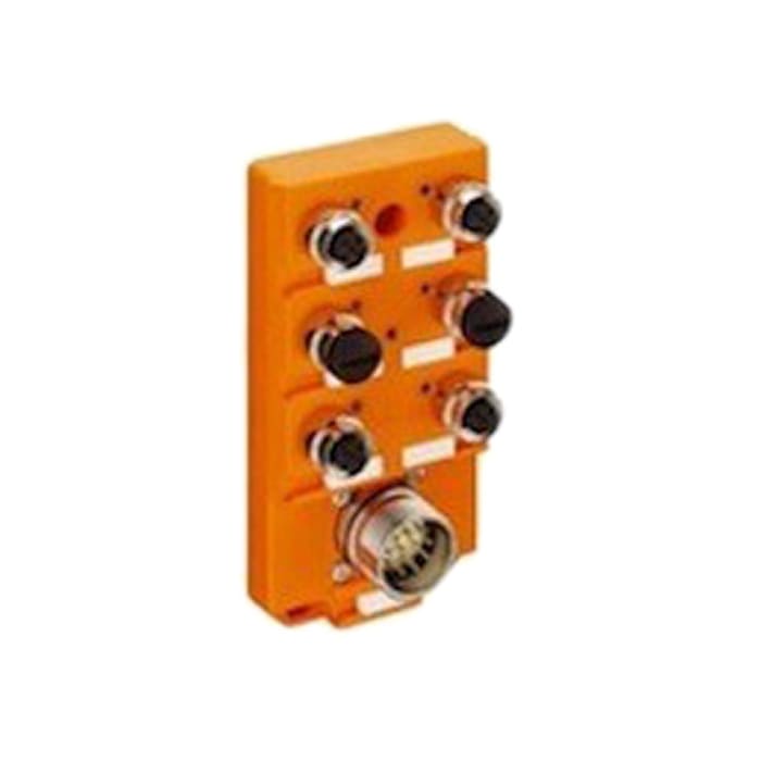 Lumberg Verbindungszentrale M12 5-polig – 6 Eingänge, 4 A, IP67, LED-Signal, Für Sensorik