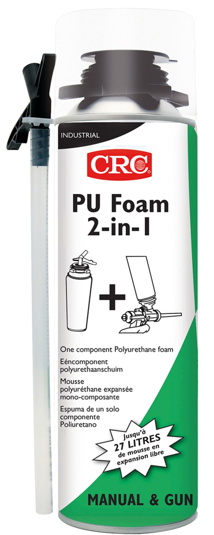 CRC Green Polyurethane Foam, 500 ml Aerosol