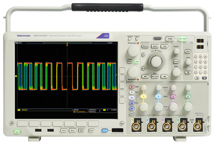 Tektronix MDO4054, 500MHz Portable Oscilloscope, 4 Analogue Channels, 16 Digital Channels