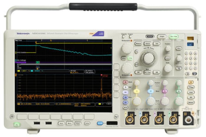 Tektronix MDO4024C+MDO4SA3 MDO4000C Series, 200MHz Bench Oscilloscope, 4 Analogue Channels, 16 Digital Channels