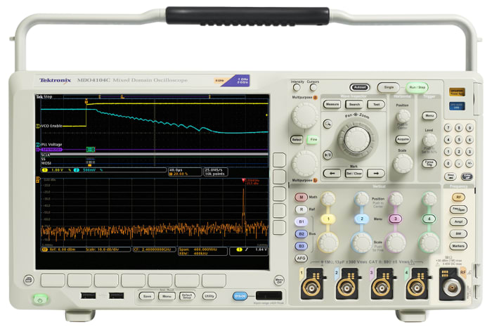 Tektronix MDO4MSO, MDO4024C+MDO4SA6 Mixed Domain Oscilloscope, 200MHz, 4 Analogue. Ch.