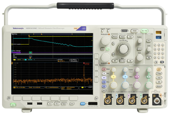 Tektronix MDO4034, MDO4034C+MDO4SA6 Mixed Domain Oscilloscope, 350MHz, 4 Analogue. Ch.