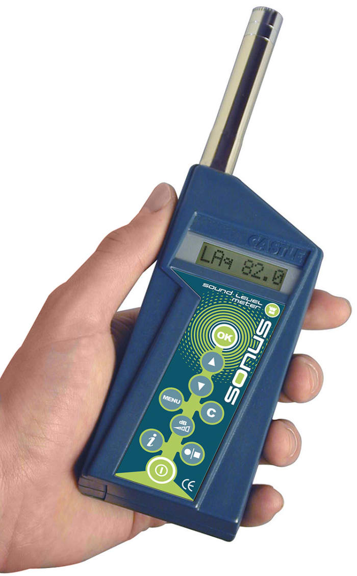 Castle Sonus GA216B Class 2 Sound Level Meter, 35dB to 140dB, 8kHz max
