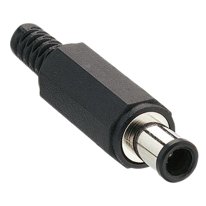 Fiche d'alimentation CC, 2.0A, Ø 4.1mm, Montage sur câble, 24,0 V, 37.0mm