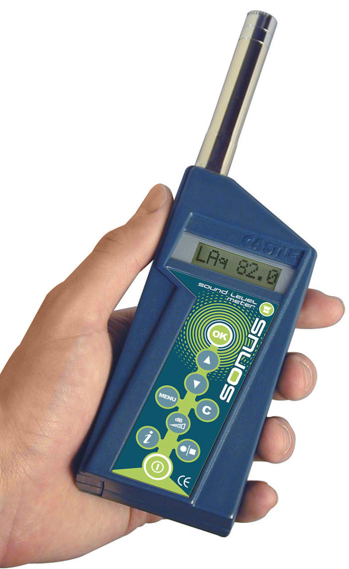 Castle Sonus GA216i Class 2 Sound Level Meter, 35dB to 140dB, 8kHz max