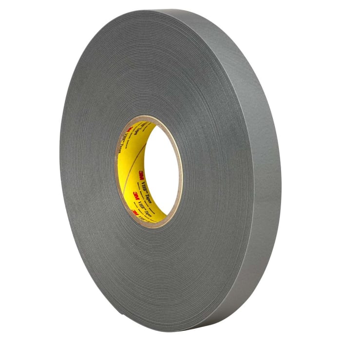 3M 4943F, VHB™ Grey Foam Tape, 12mm x 33m, 1.1mm Thick