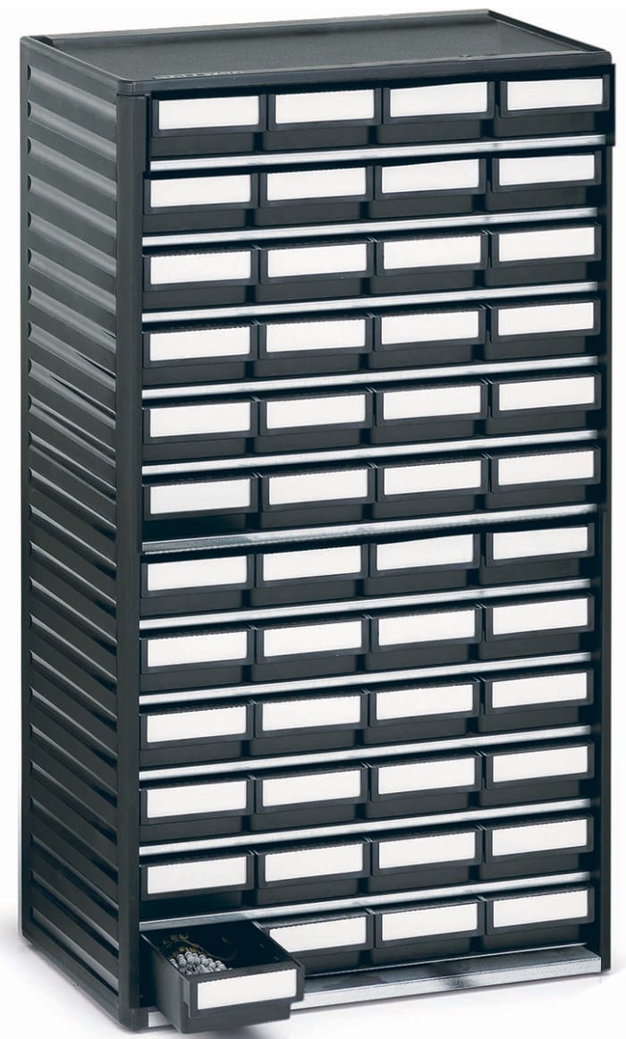 Armario para protección contra descargas electrostáticas RS PRO, 48 cajones, armario 550 x 310 x 180mm Sí 40mm