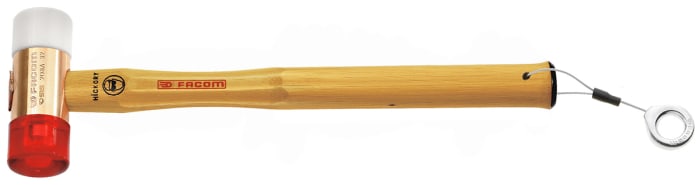 Facom Neoprene, Nylon, Polyurethane Mallet 640g With Replaceable Face