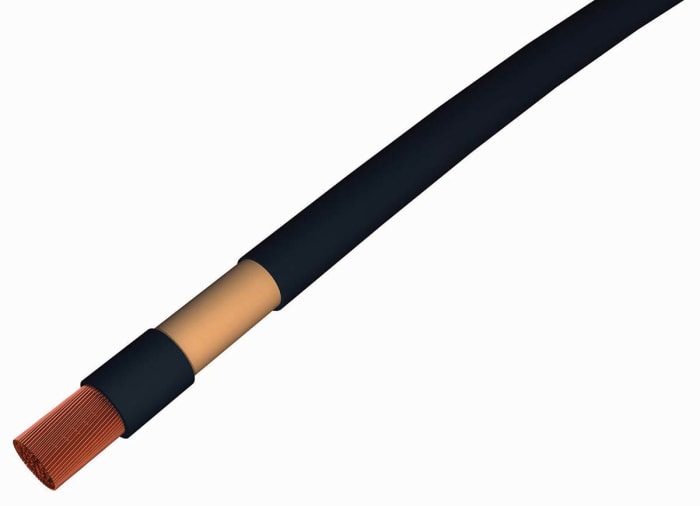 CAE Groupe H01N2-E Control Cable, 1 Cores, 16 mm², Unscreened, 25m, Black Neoprene Sheath, 5 AWG