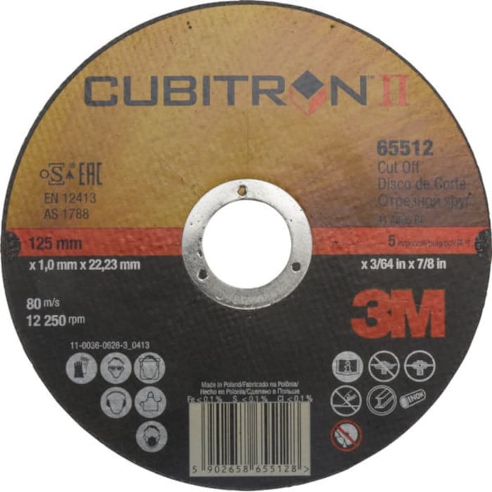 3M Cubitron™ II Ceramic x 1mm Thick, 25 in pack