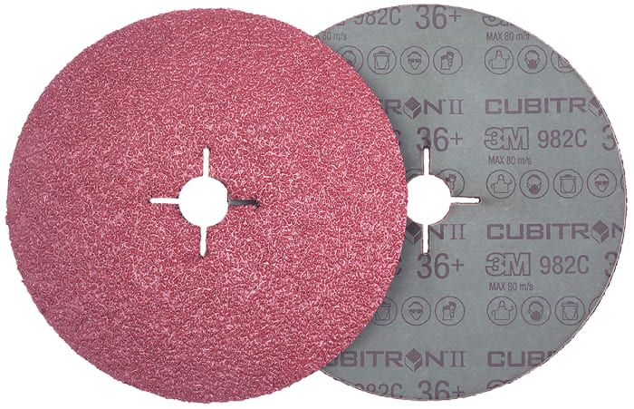 Disque abrasif 3M Cubitron™ II, 36+, Grain P36, Ø 125mm
