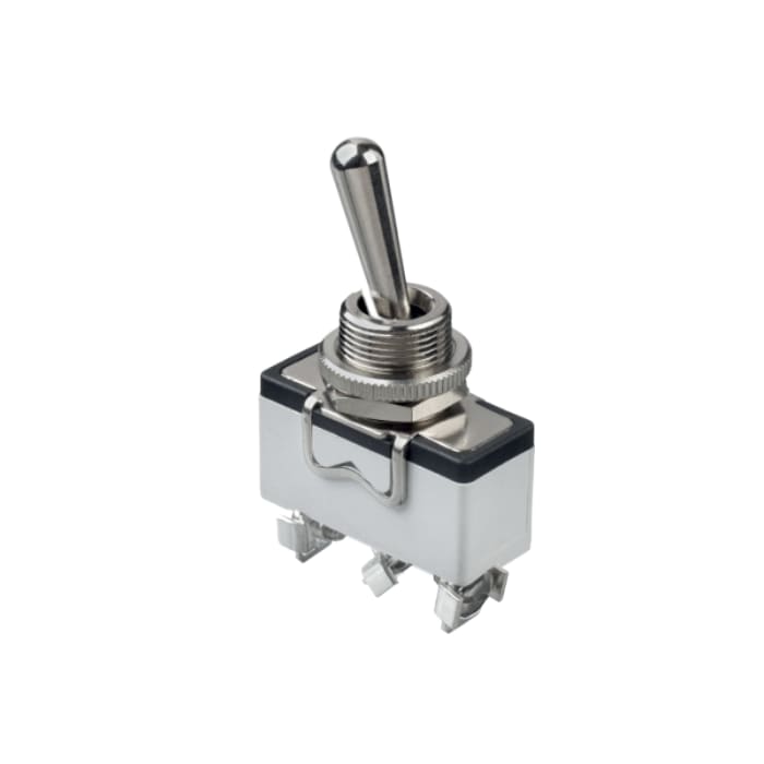 APEM Toggle Switch, Panel Mount, On-Off, SPDT, Screw Terminal, 400V ac