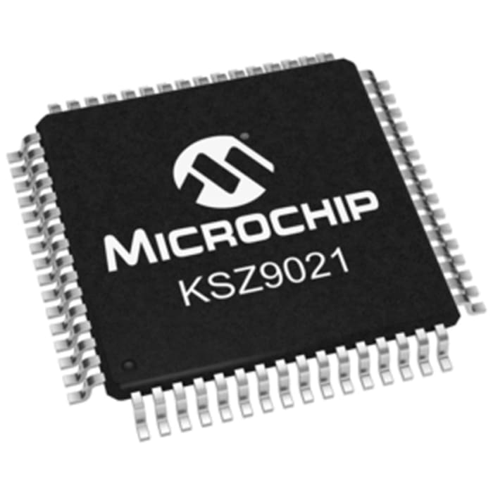 Ksz9021rli Microchip Microchip Ksz9021rli Ethernet Transceiver 1000base T 100base Tx 10base T Ieee 802 3 1000mbit S 1 2 V 64 Pin Lqfp 911 2717 Rs Components