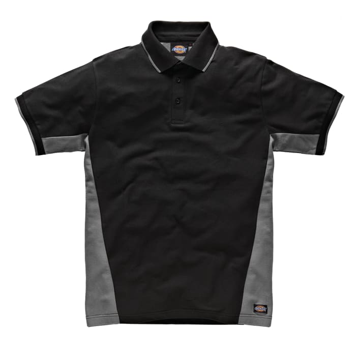 Hommes manches courtes Dickies, Noir/Gris, taille XXL, en Coton