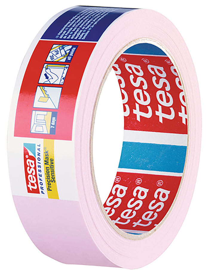04333 00021 02 Tesa Tesa 4333 Pink Masking Tape 50mm X 50m 913 9526 Rs Components