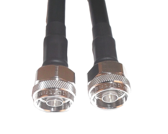 Telegartner Male N Type to Male N Type, 2m, RG214 Coaxial, Terminated50 Ω