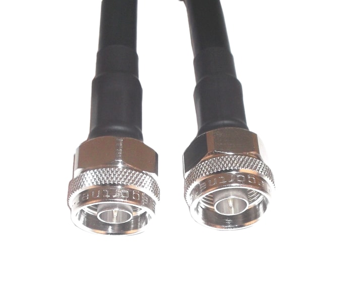 Telegartner Male N Type to Male N Type, 3m, RG214 Coaxial, Terminated50 Ω
