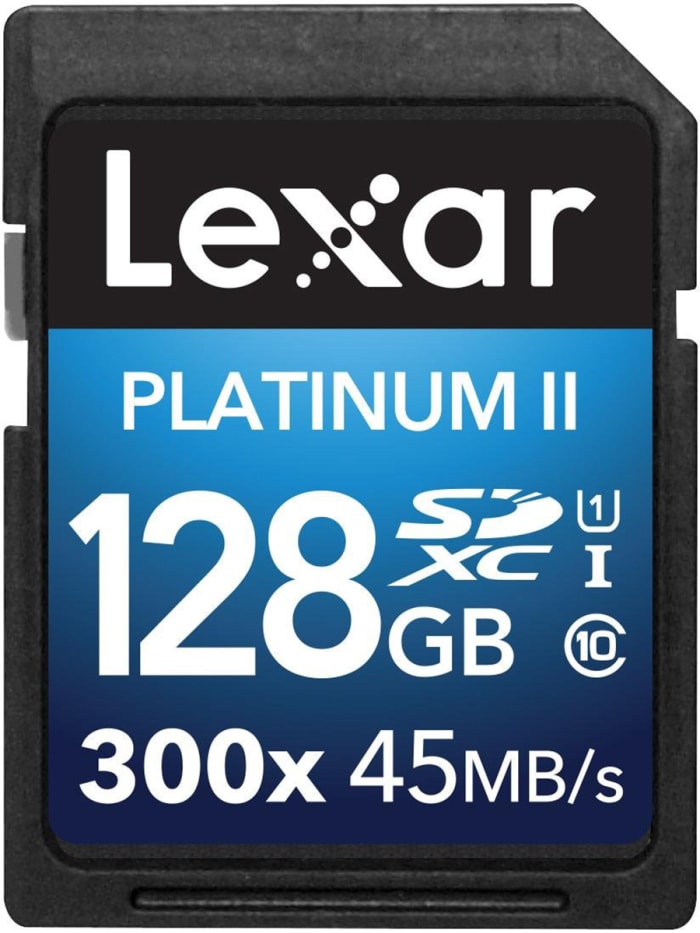 Lexar 128 GB SDXC SD Card, Class 10