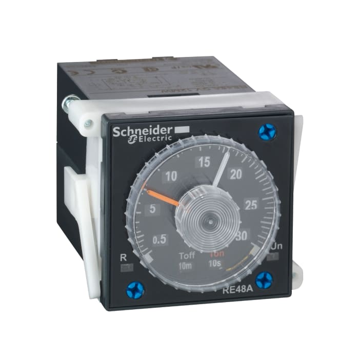 Schneider Electric Harmony Time Series Panel Mount Timer Relay, 24 → 240V ac/dc, 2-Contact, 0.02 s →