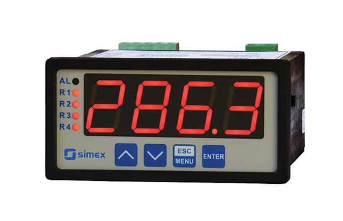 Simex LED Digital Panel Multi-Function Meter for Current, Voltage, 43mm x 90.5mm
