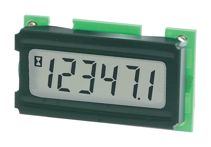 Compteur horaire Kubler, LCD, 6 chiffres , 4,5→28 V c.c.
