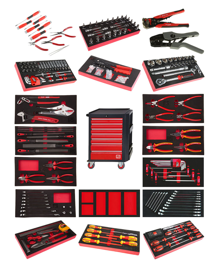 RS PRO 246 Piece Trolley Tool Kit