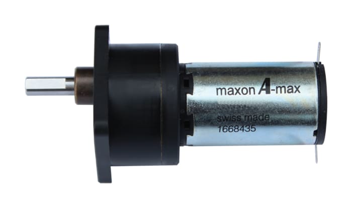 Maxon Brushed Geared DC Geared Motor, 7 W, 24 V, 60 Ncm, 21 rpm