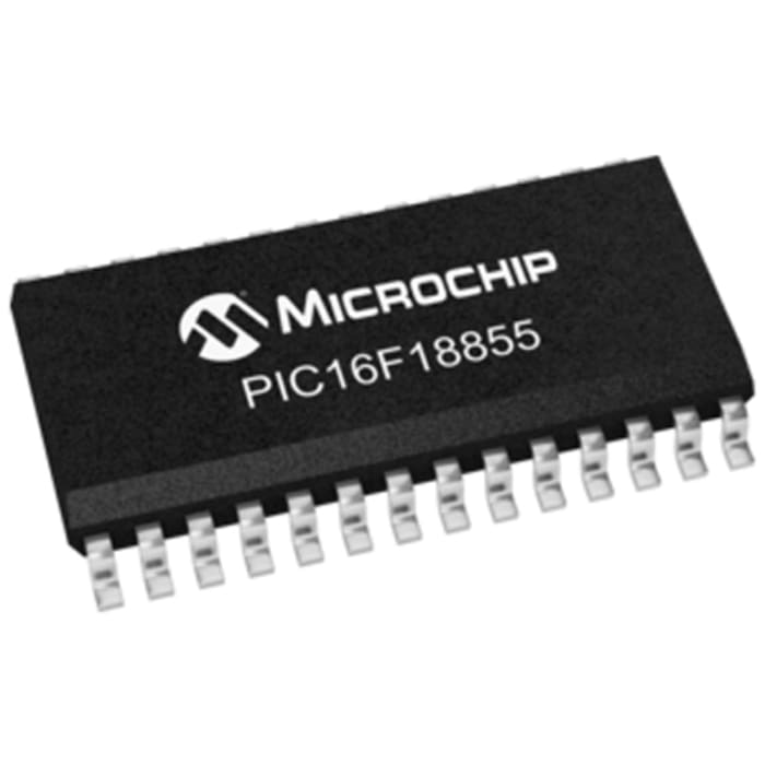 Microchip PIC16F18855-I/SO, 8bit PIC Microcontroller, PIC16F, 32MHz, 14 kB Flash, 28-Pin SOIC