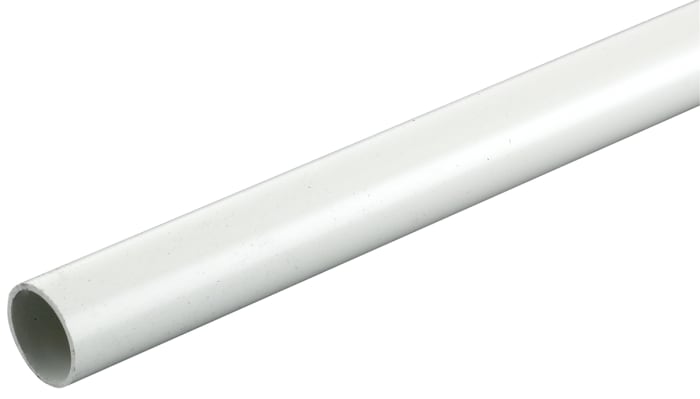 RS PRO Rigid Conduit, 20mm Nominal Diameter, PVC, White