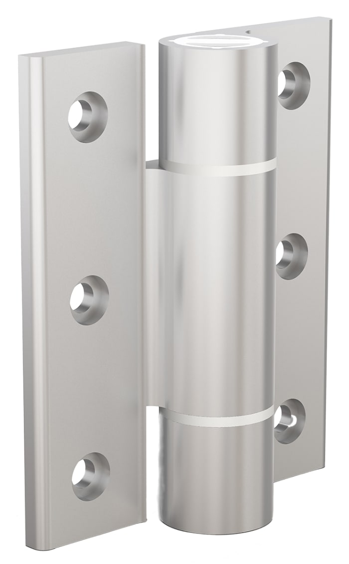 Aluminium store door hinges