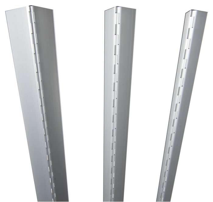Pinet Eloksal Kaplama Alüminyum Piyano Stili Menteşe, Sabit Pimli, 915mm x 1,3mm x 63,5mm