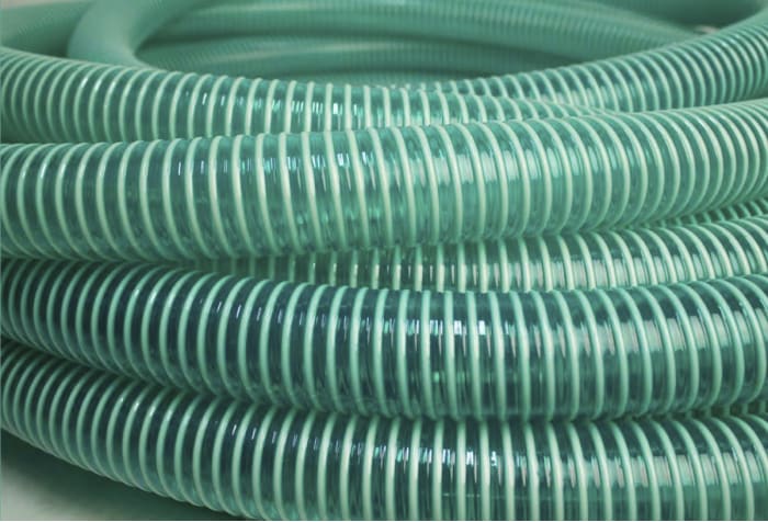 RS PRO  RS PRO Hose Pipe, PVC, 51mm ID, 59.8mm OD, Green, 10m