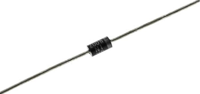 1N4746A onsemi | onsemi, 18V Zener Diode 5% 1 W Through Hole 2-Pin DO ...