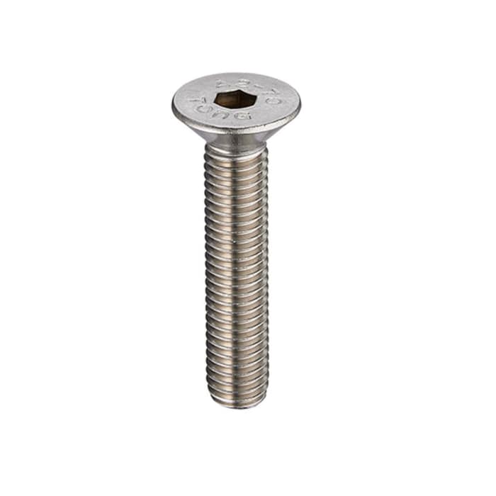 RS PRO Stainless Steel Hex Socket Countersunk Screw, ISO 10642, M8 x 40mm